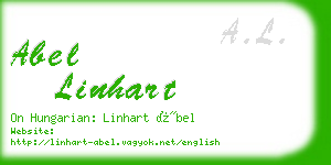 abel linhart business card